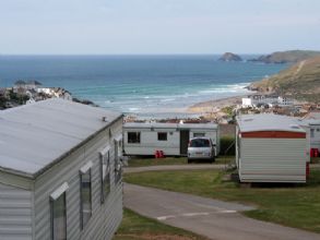 Private static caravan rental image from Liskey Hill Holiday Park, Perranporth, Cornwall 